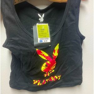 Playboy crop tank top brand new size M in women